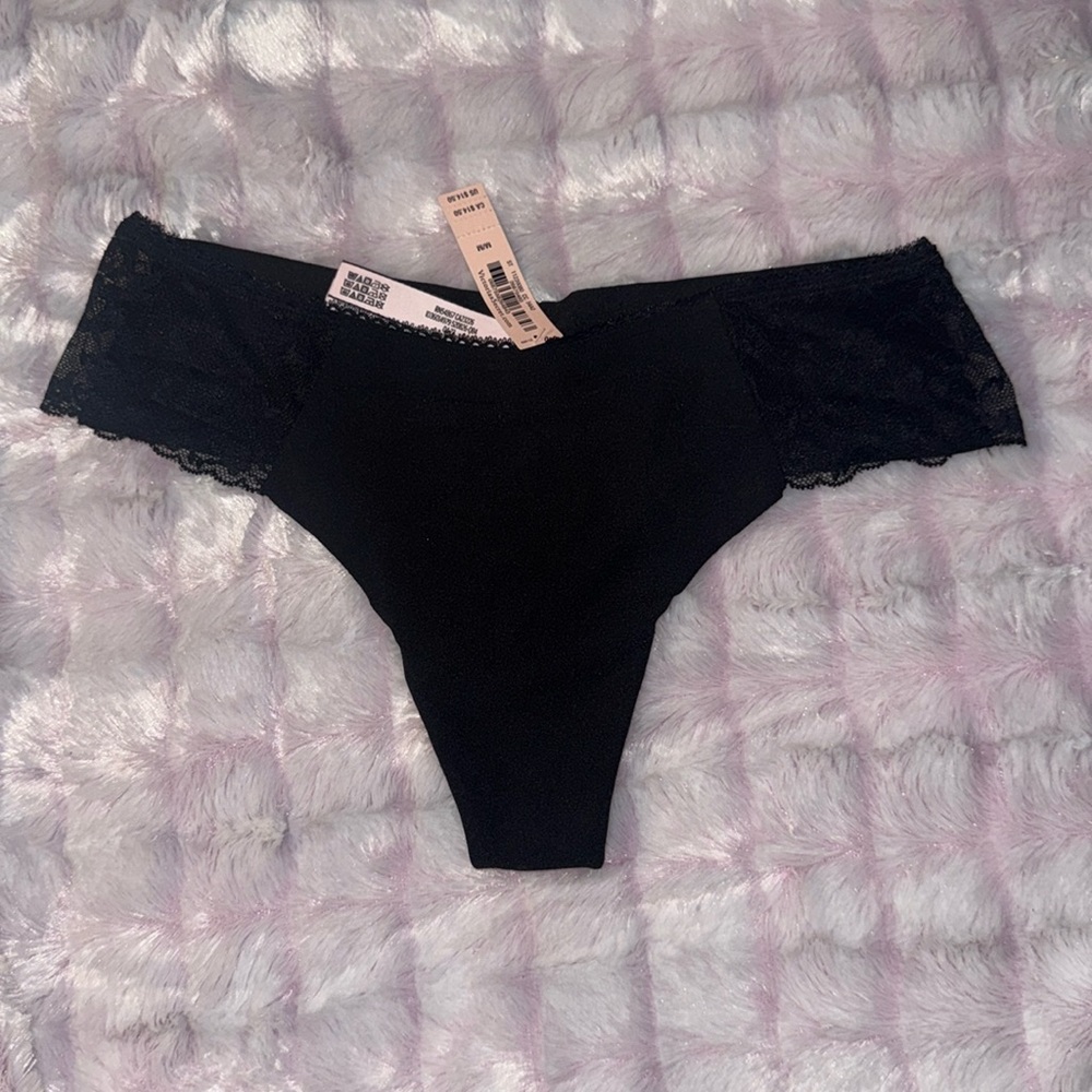Victoria’s Secret black thong underwearr
